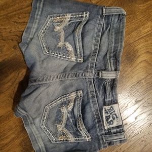 Big star size 28 sweet ultra low rise jean shorts